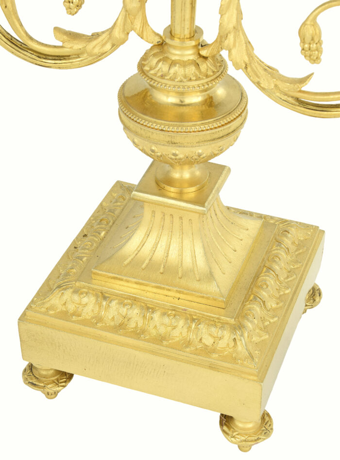 Paire de chandeliers style Empire XIXème – Bild 3