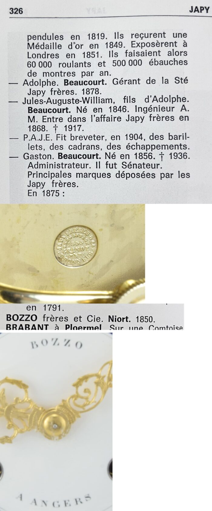 Pendule "Mufles de lion" Néo-classique JAPY FILS 1855 – Image 9