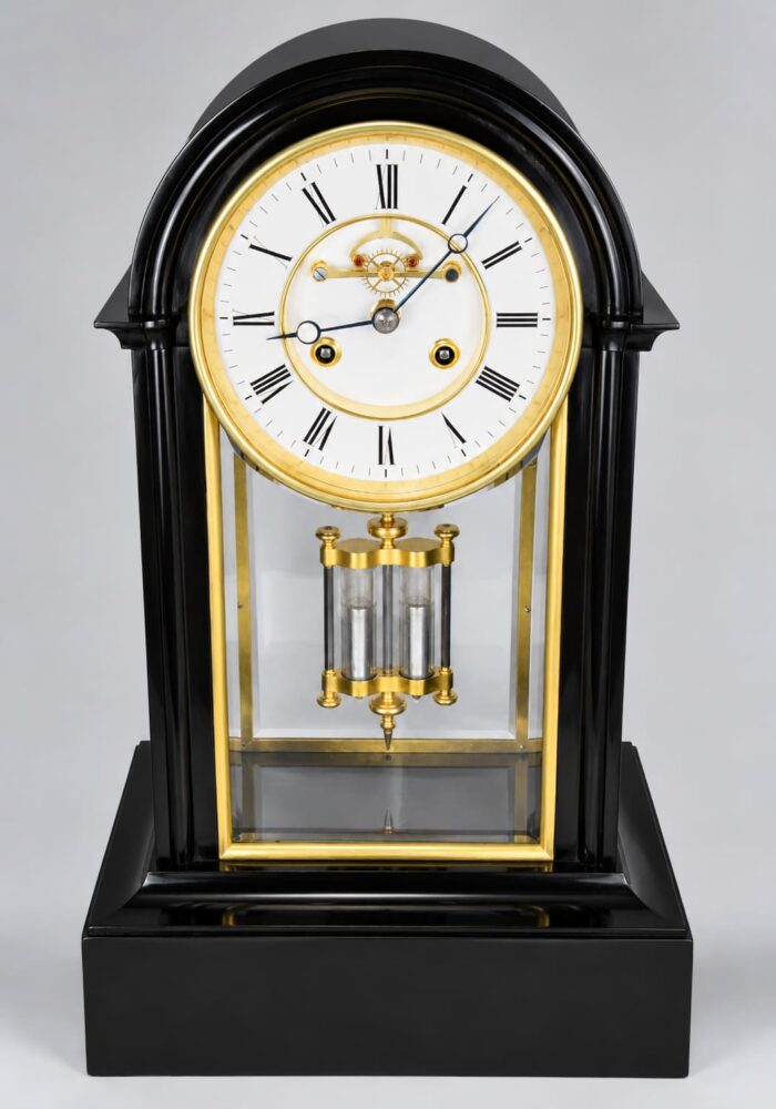Pendule de précision Farcot à échappement Brocot visible