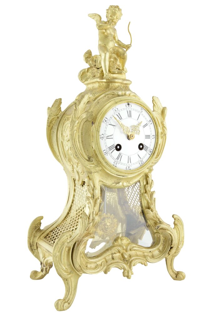 Pendule au cupidon silencieux vers 1870 – Bild 4