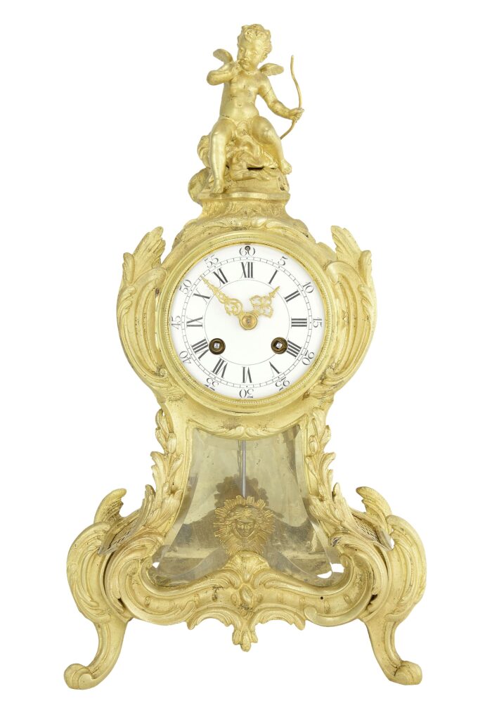 Pendule au cupidon silencieux vers 1870 – Bild 3