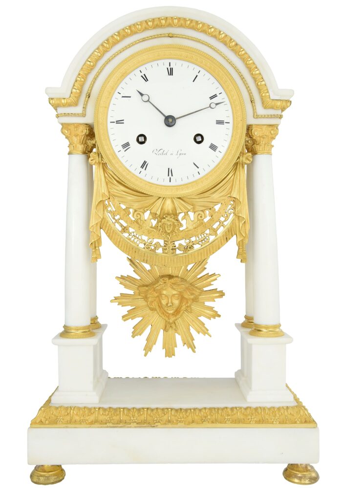 Pendule portique Empire Horloger : VEIBEL 1810 – Bild 4