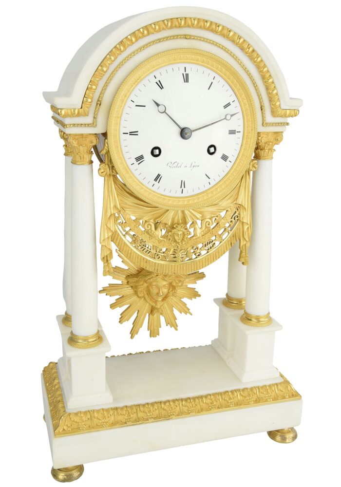 Pendule portique Empire Horloger : VEIBEL 1810 – Bild 6