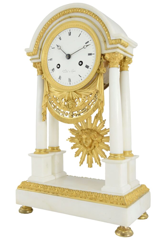 Pendule portique Empire Horloger : VEIBEL 1810 – Bild 3