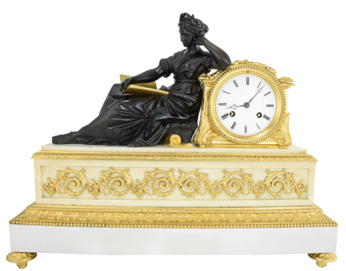 Pendule à la Goeffrin Horloger : Desfontaines 1850 – Image 3