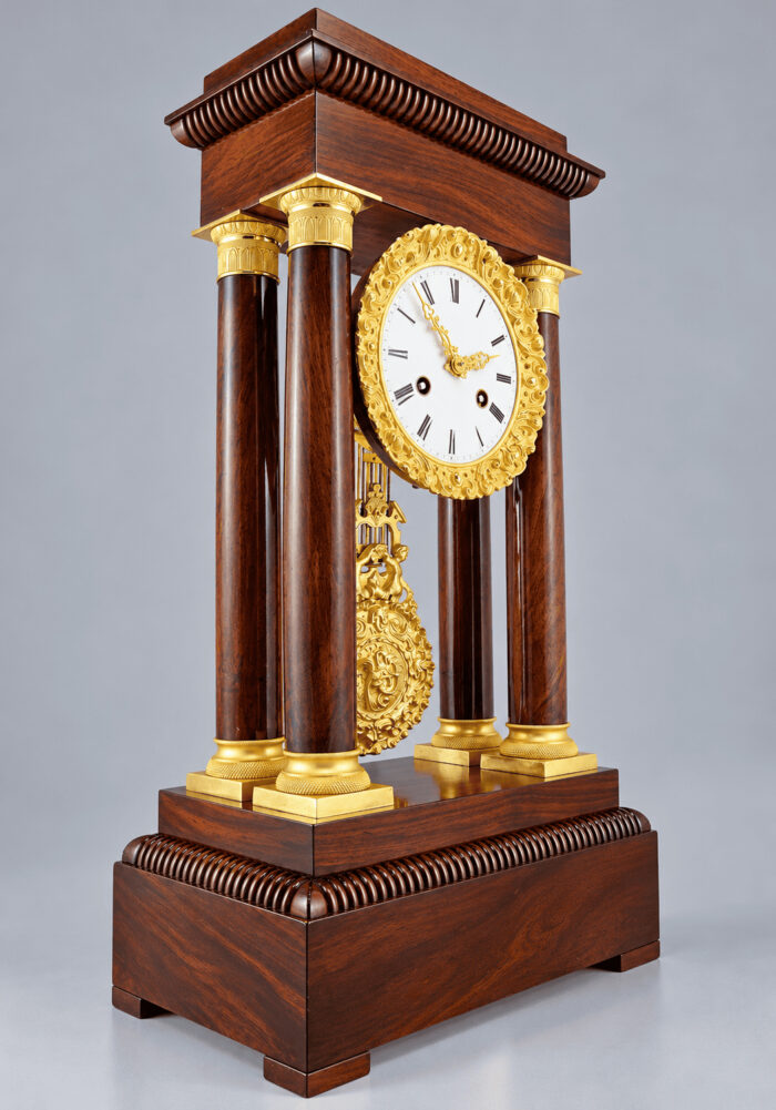 Pendule portique d'époque Charles X 1850