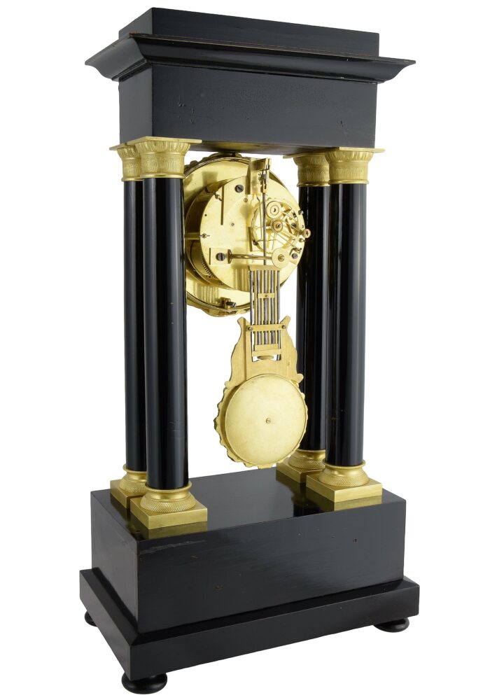 Pendule portique de style Empire d'époque Napoléon III – Bild 7