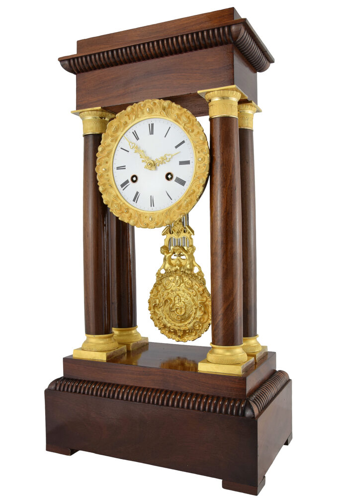 Pendule portique d'époque Charles X 1850