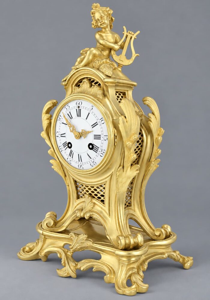 Pendule cartel Louis XV XIXème