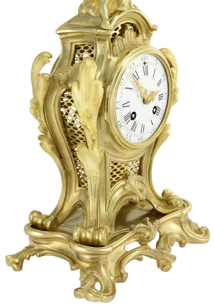 Pendule cartel Louis XV XIXème – Image 5