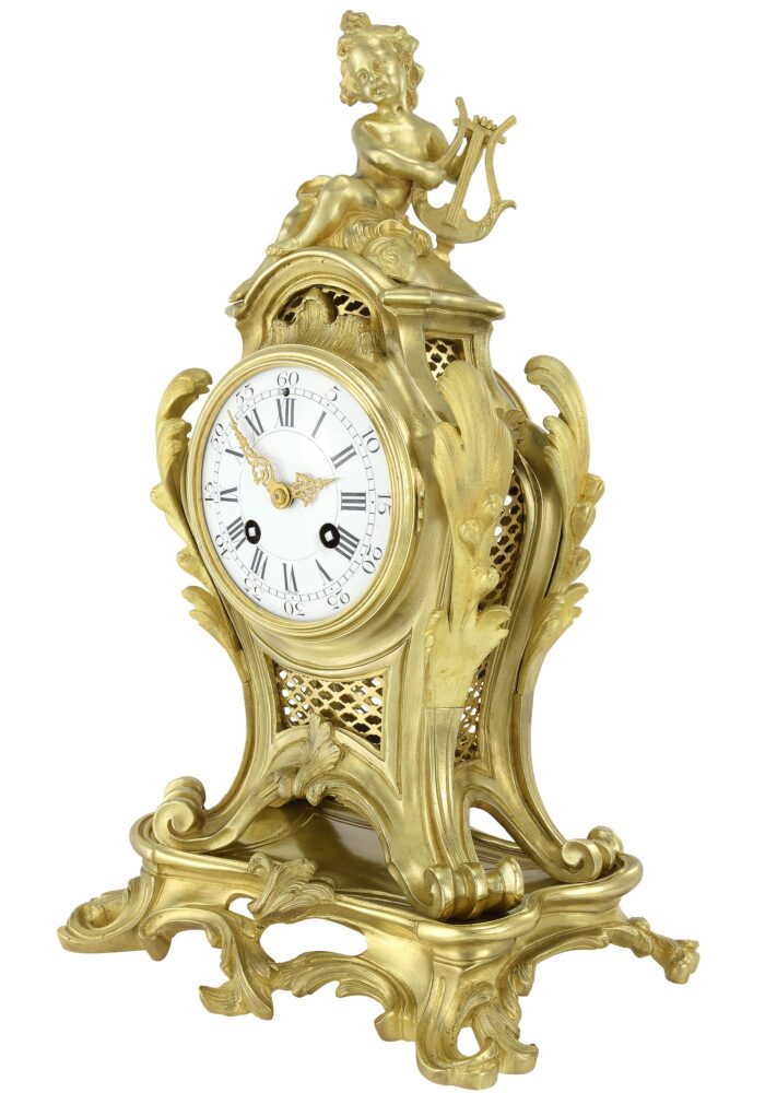 Pendule cartel Louis XV XIXème – Image 3