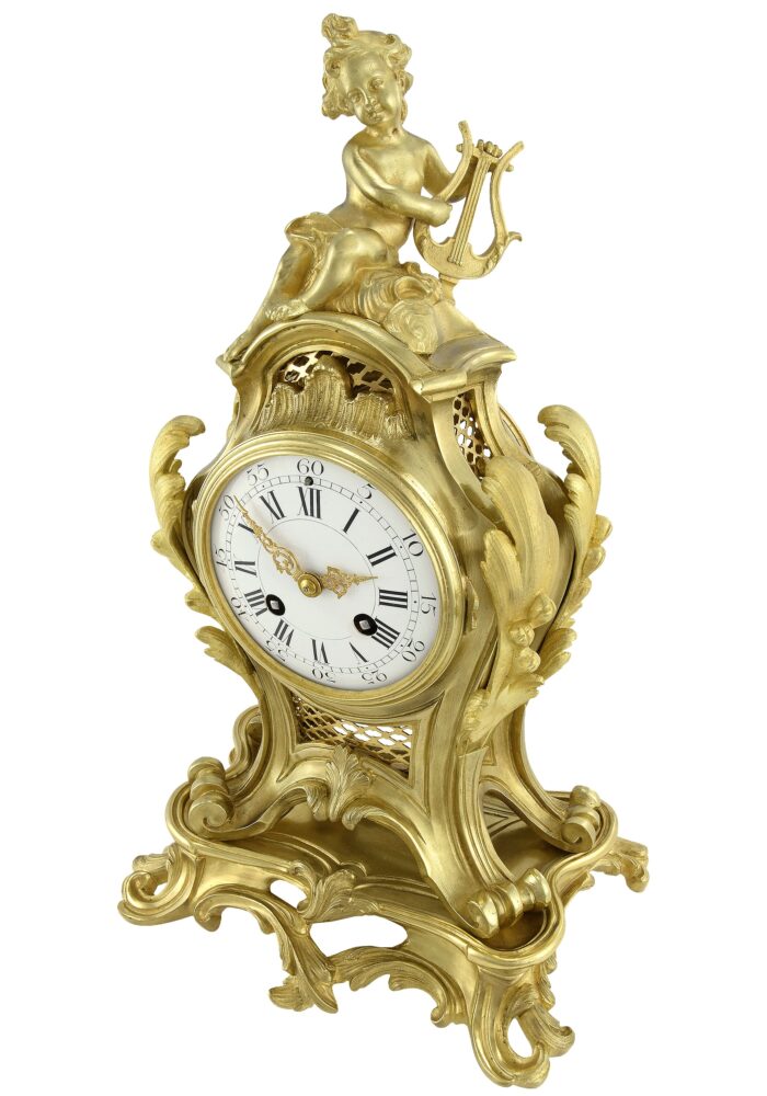 Pendule cartel Louis XV XIXème