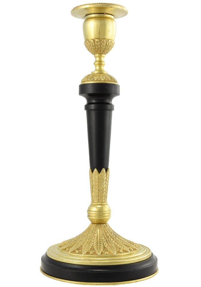 Paire de bougeoirs Néo-classique Epoque Napoléon III – Bild 6