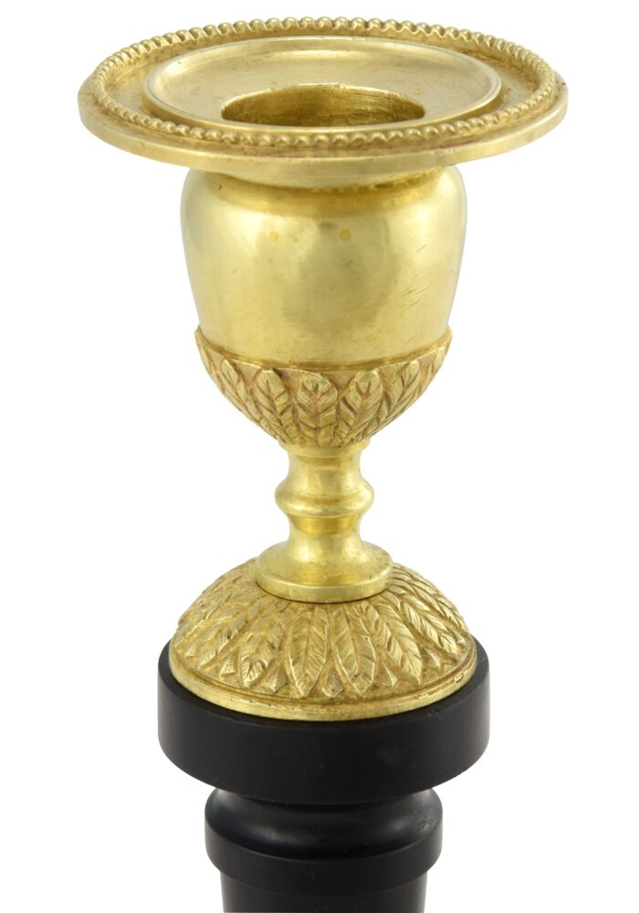 Paire de bougeoirs Néo-classique Epoque Napoléon III – Bild 5