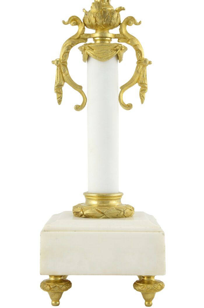 Paire de chandeliers style Empire XIXème – Image 7