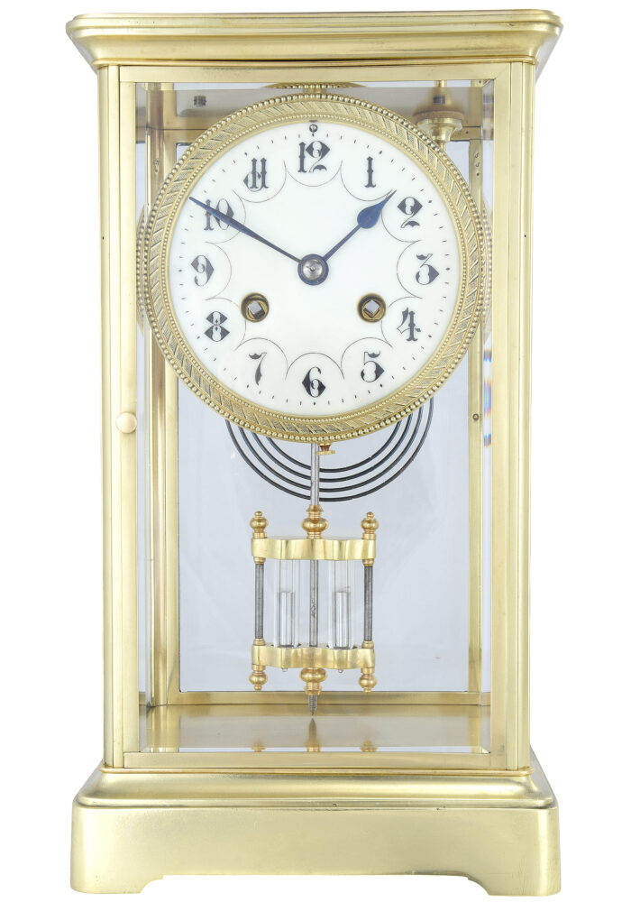 Pendule cage en verre Horloger : Vinventi et Cie 1860 – Image 3