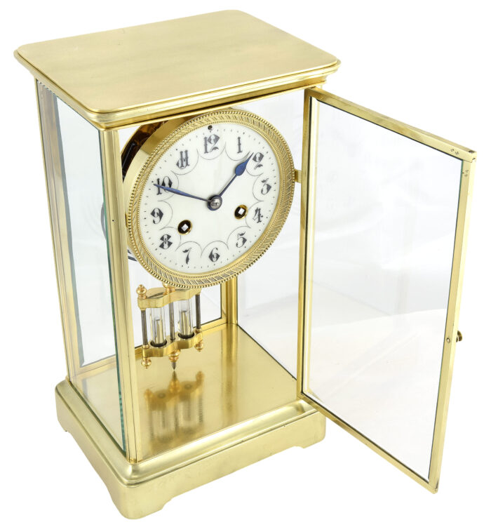 Pendule cage en verre Horloger : Vinventi et Cie 1860 – Image 4