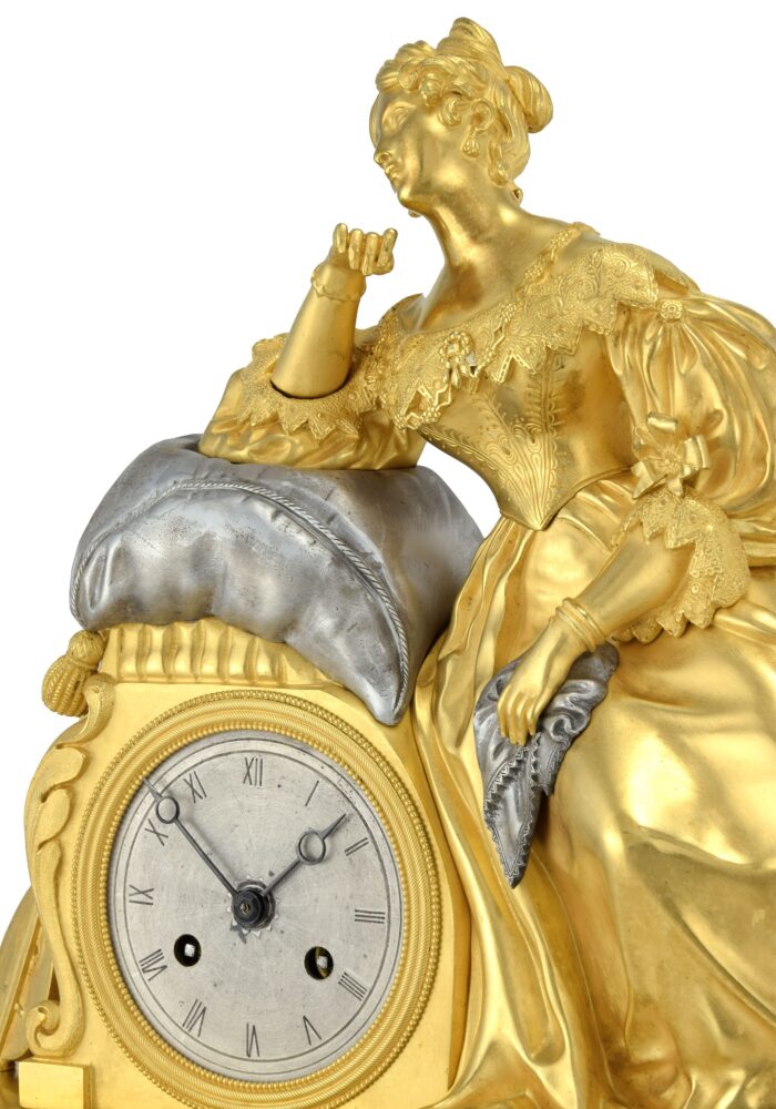 Pendule jeune femme mélancolique – Pons 1827 - Image 5