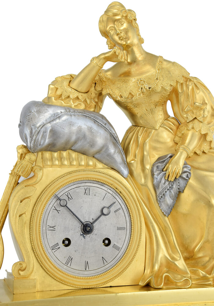 Pendule jeune femme mélancolique – Pons 1827 - Image 6