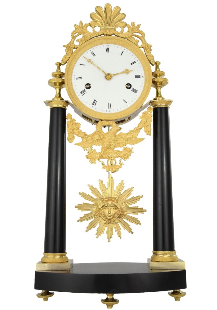 Pendule l'aigle et le grand soleil Empire 1810