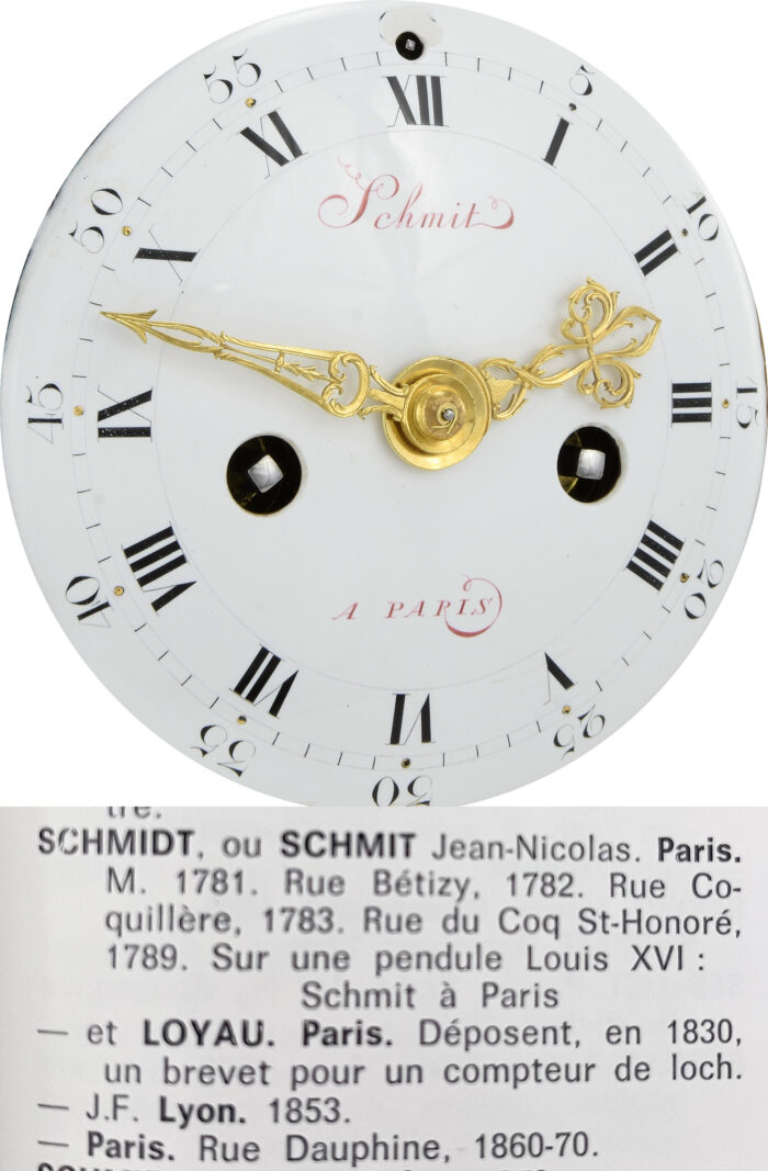 Pendule portique XVIIIème Horloger : SCHIMT 1780 - Image 13