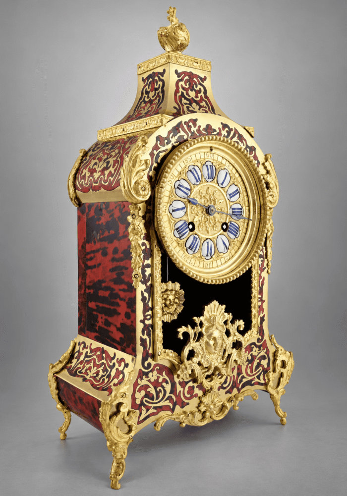 Pendule en écaille style Régence Napoléon III vers 1860