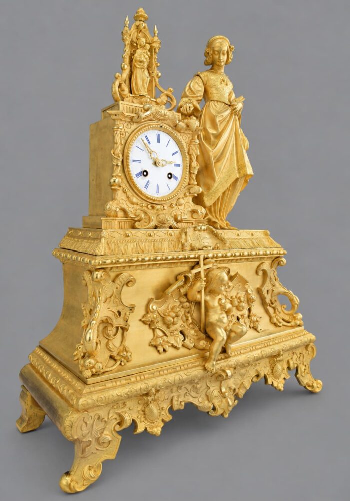 Grande pendule « L’Offrande » Louis-Philippe vers 1840