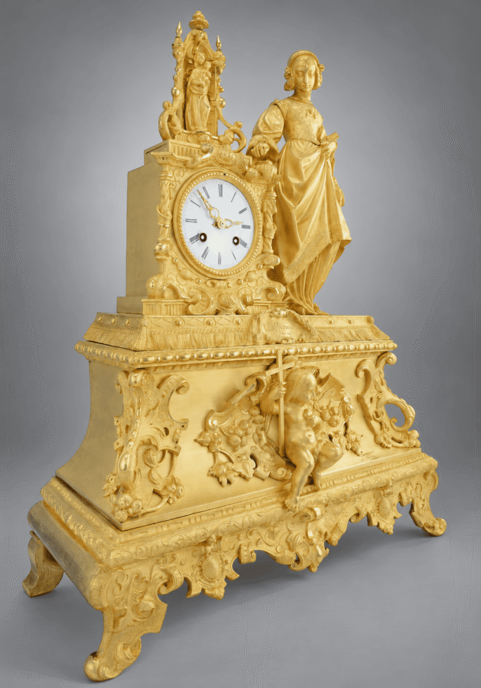 Grande pendule « L’Offrande » Louis-Philippe vers 1840