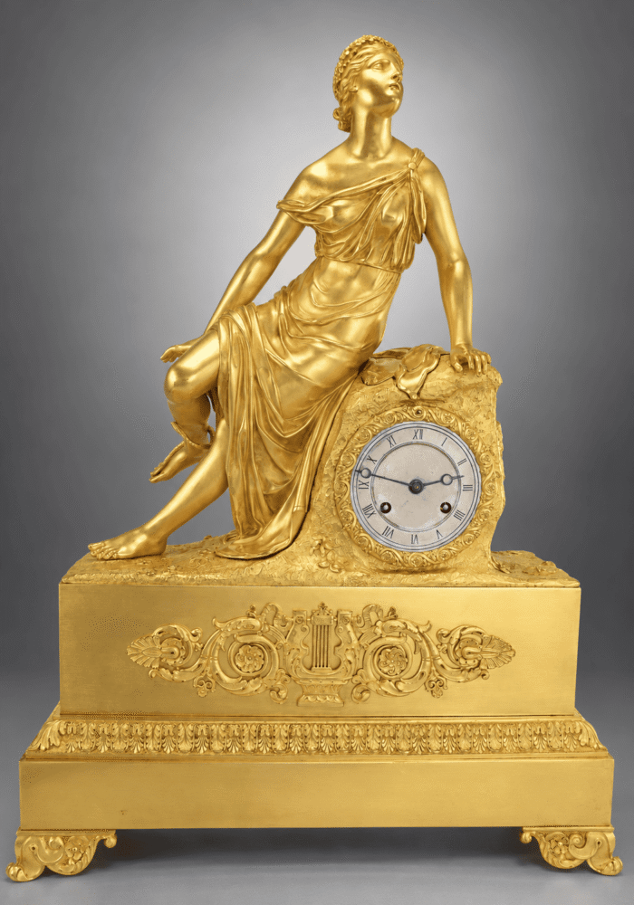 Pendule mythologique « Eurydice et le serpent » Horloger : Cailly 1840