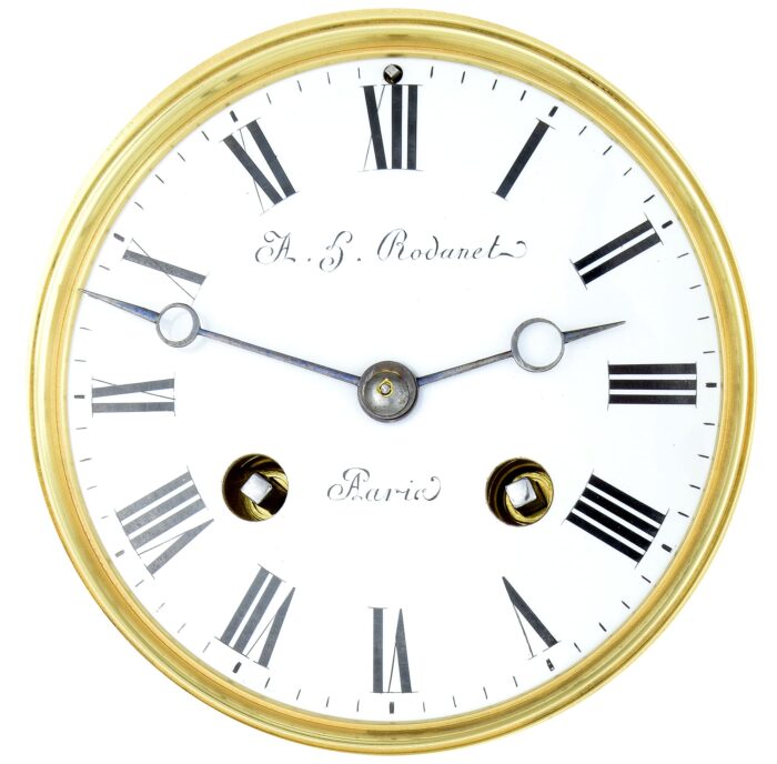 Pendule cage en verre Horloger : Rodanet 1860 – Image 9