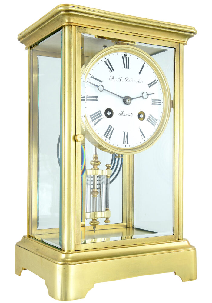 Pendule cage en verre Horloger : Rodanet 1860 – Image 6