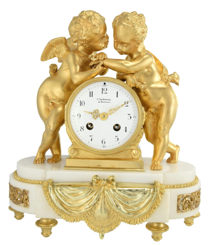 Pendule aux deux Amours - Compagnie des Bronzes – Image 3