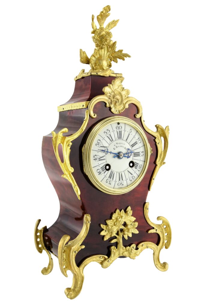 Pendule cartel en écaille de tortue Japy 1878 – Image 3