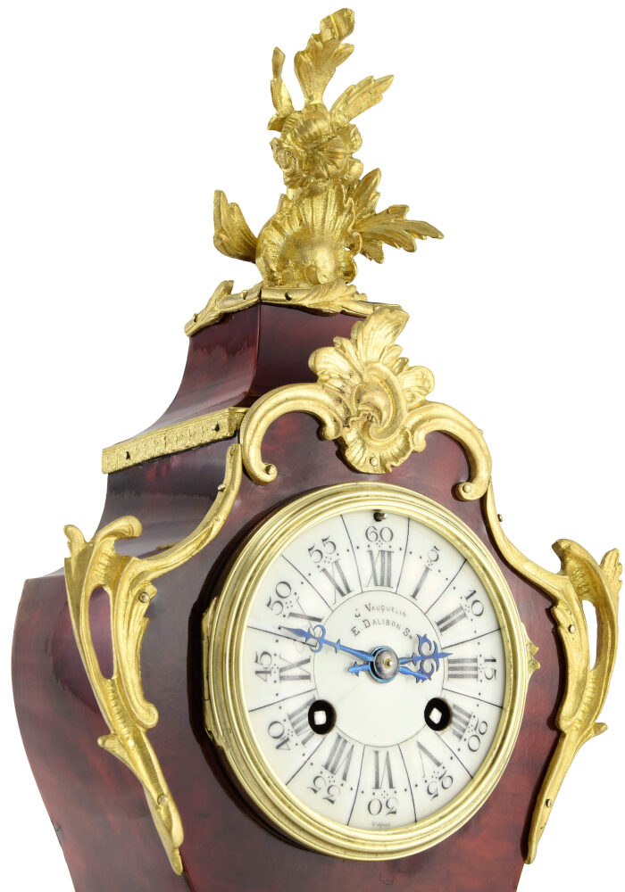 Pendule cartel en écaille de tortue Japy 1878 – Image 8