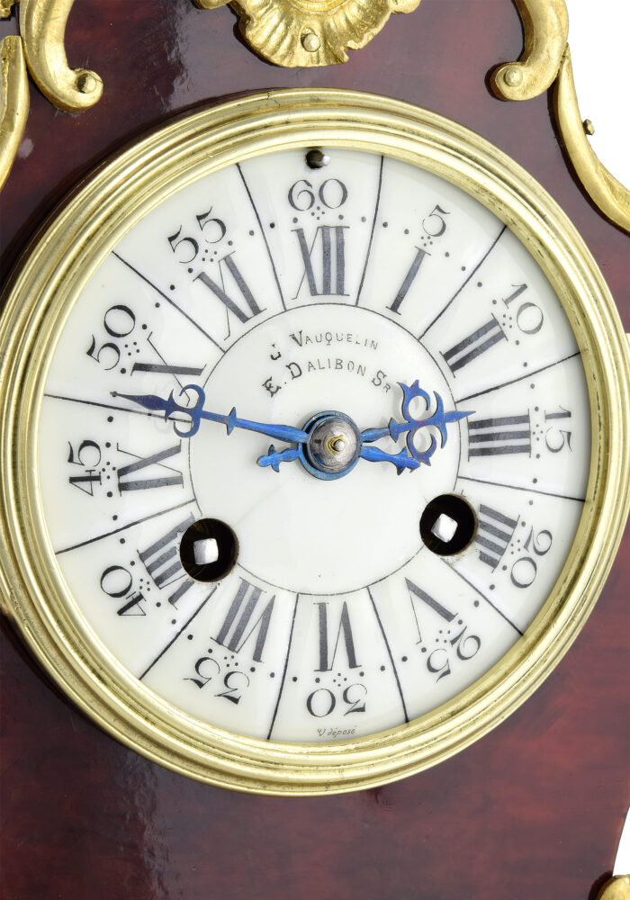 Pendule cartel en écaille de tortue Japy 1878 – Image 6