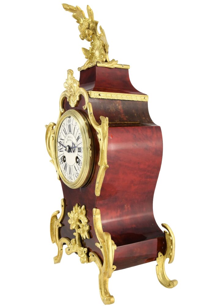 Pendule cartel en écaille de tortue Japy 1878 – Image 5