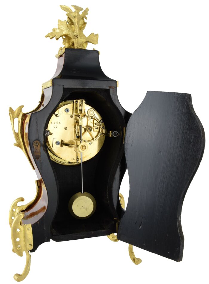 Pendule cartel en écaille de tortue Japy 1878 – Image 9