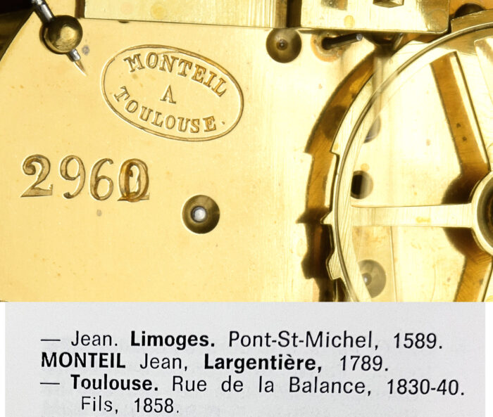 Pendule en écaille style Régence Napoléon III vers 1860 – Image 11