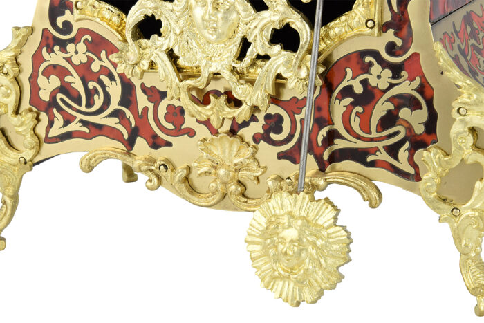 Pendule en écaille style Régence Napoléon III vers 1860 – Image 5