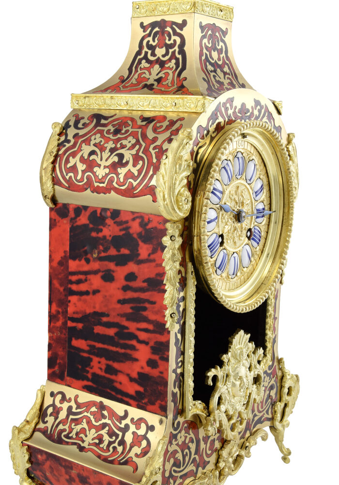 Pendule en écaille style Régence Napoléon III vers 1860 – Image 7