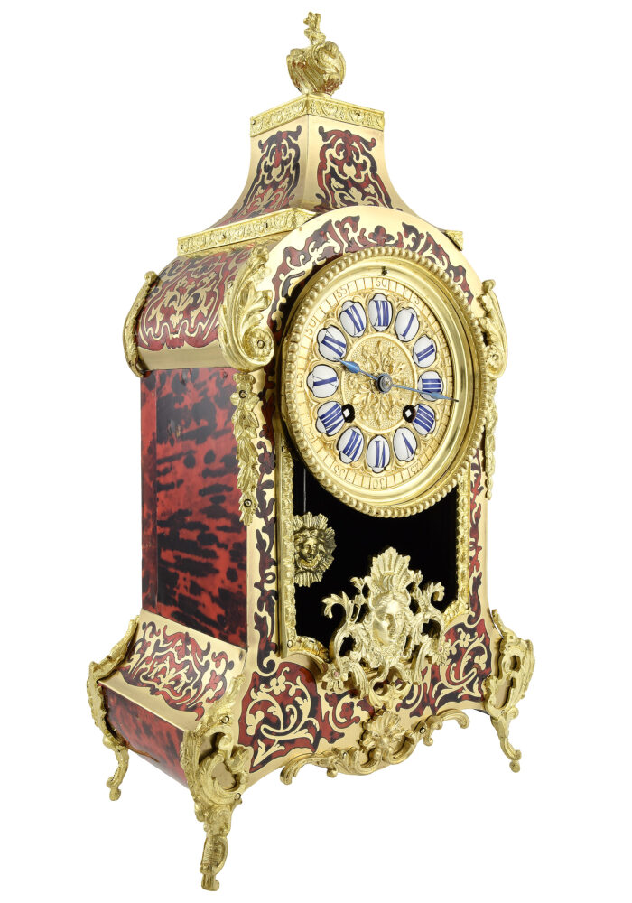 Pendule en écaille style Régence Napoléon III vers 1860