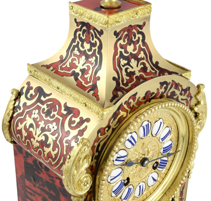 Pendule en écaille style Régence Napoléon III vers 1860 – Image 6
