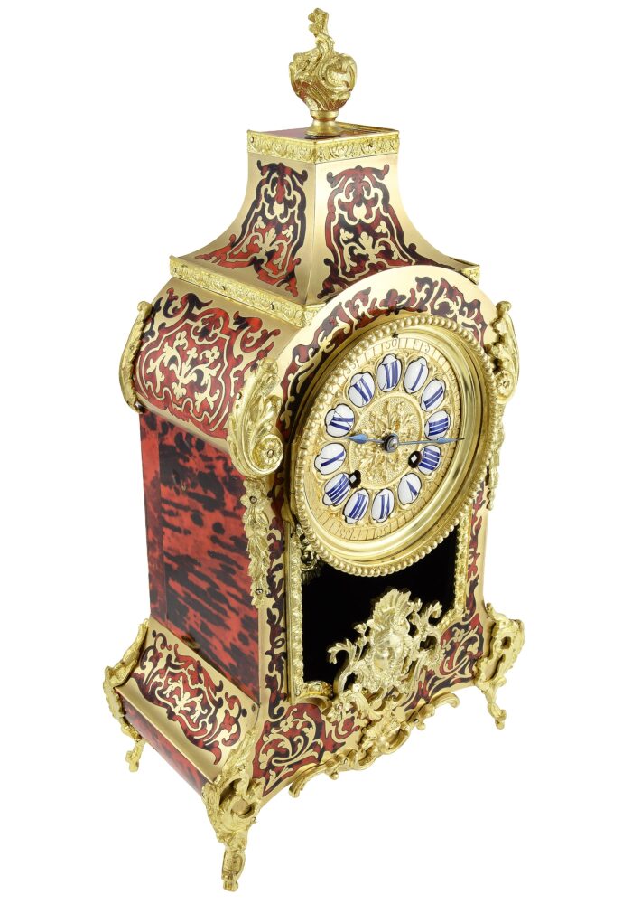 Pendule en écaille style Régence Napoléon III vers 1860 – Image 4