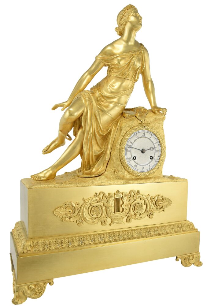 Pendule mythologique « Eurydice et le serpent » Horloger : Cailly 1840