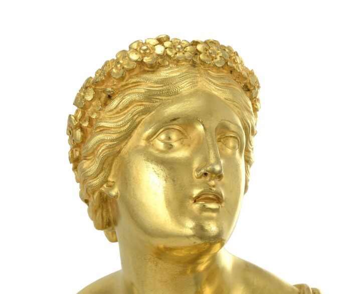 Pendule mythologique « Eurydice et le serpent » Horloger : Cailly 1840 – Image 6