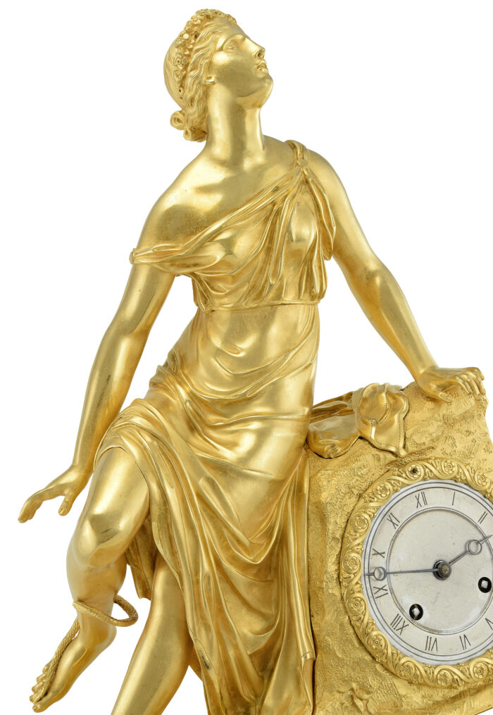 Pendule mythologique « Eurydice et le serpent » Horloger : Cailly 1840 – Image 12