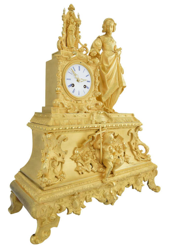 Grande pendule « L’Offrande » Louis-Philippe vers 1840