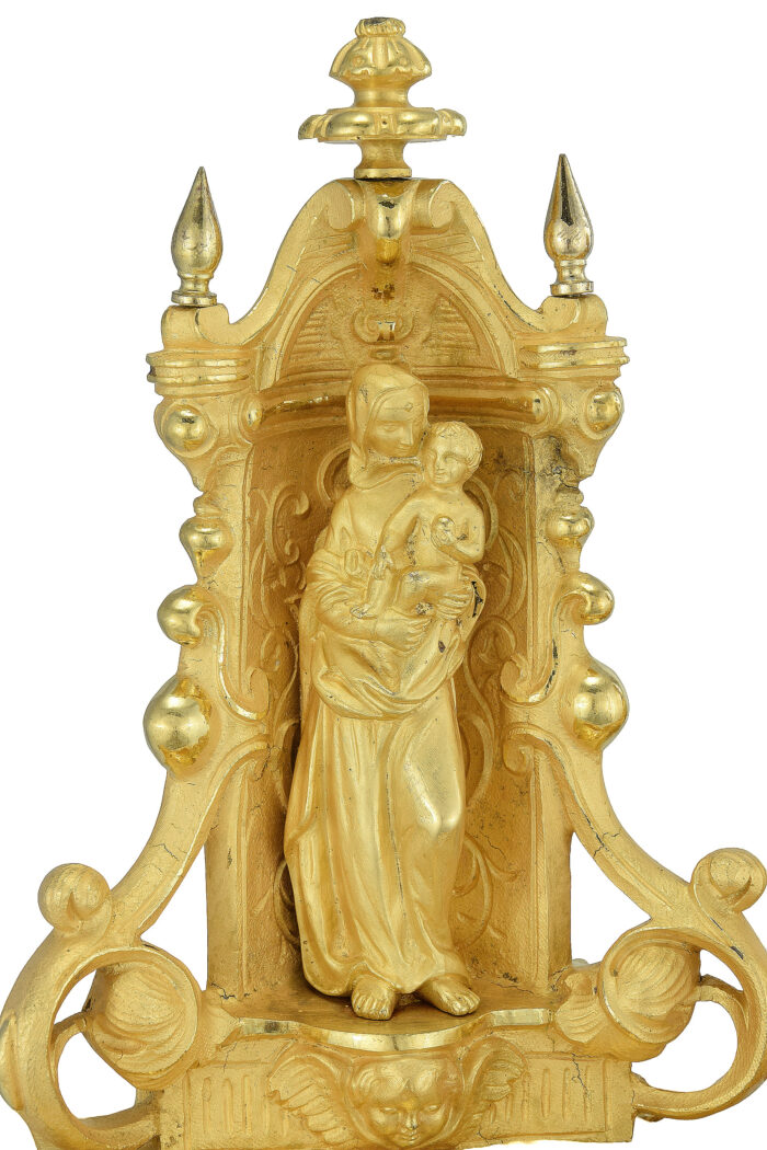 Grande pendule « L’Offrande » Louis-Philippe vers 1840 – Image 6
