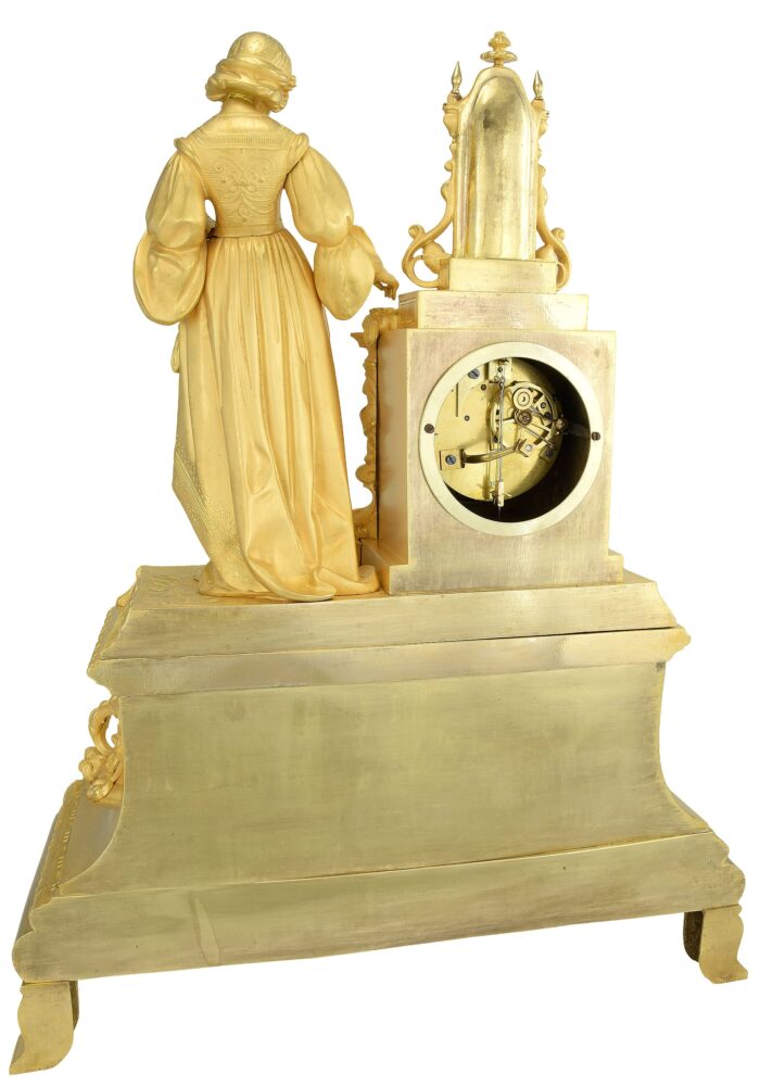 Grande pendule « L’Offrande » Louis-Philippe vers 1840 – Image 16