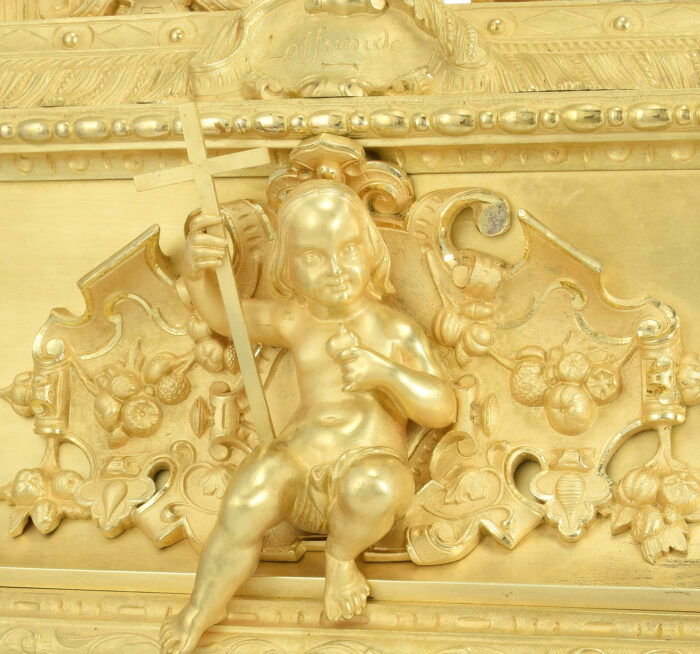 Grande pendule « L’Offrande » Louis-Philippe vers 1840 – Image 11